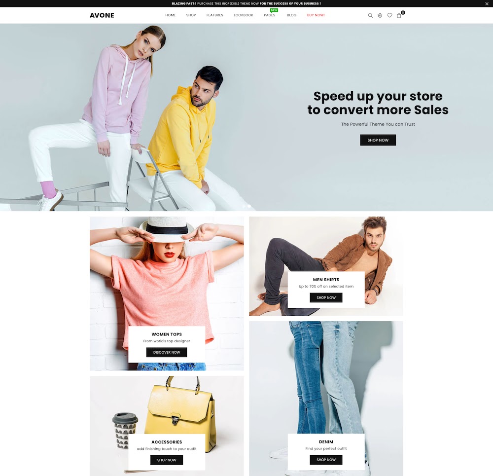 Avone - Multipurpose Shopify Theme