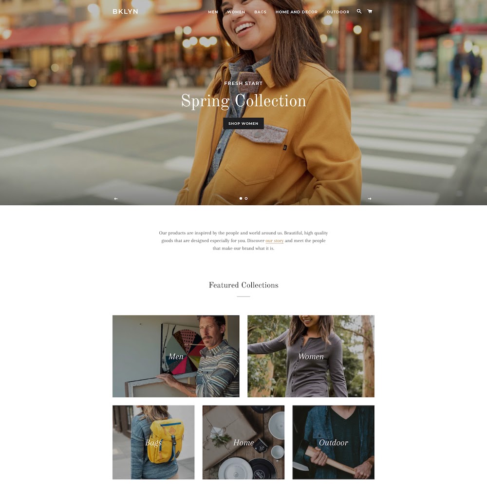 Brooklyn Free Shopify Theme