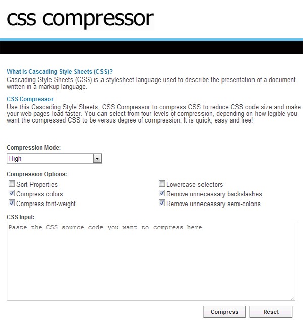 css-compressor