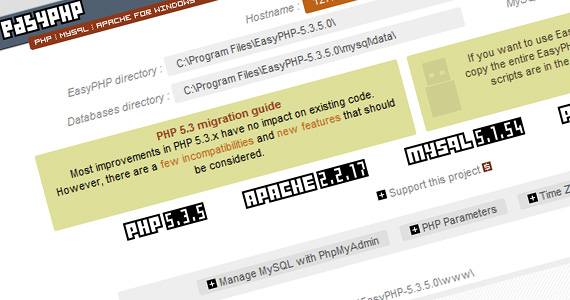 easyphp-prepare-web-design-project EasyPHP