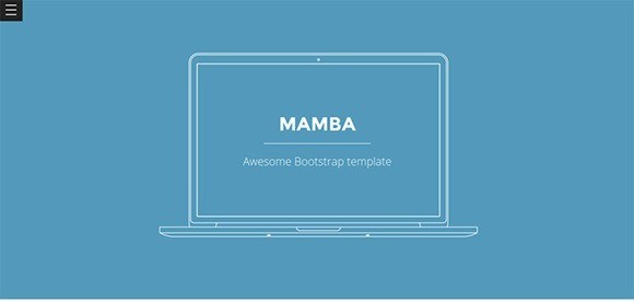 Mamba free responive web template html css Mamba