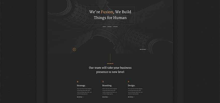 The Fusion Portfolio Template