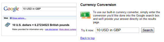 currency conversion