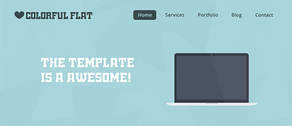 Flat-Single-Page free responive web template html css Flat-Single-Page