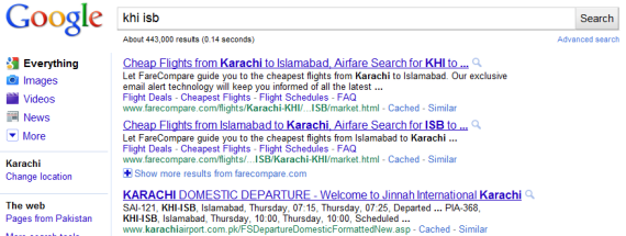 flight search