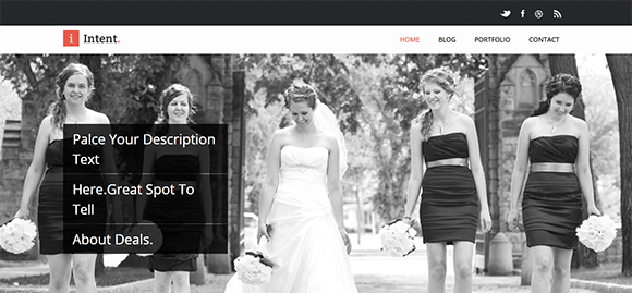 Intent free responive web template html css Intent