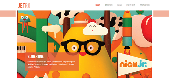 Jetro-Flat free responive web template html css Jetro-Flat