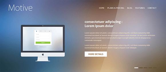 Motive free responive web template html css Motive