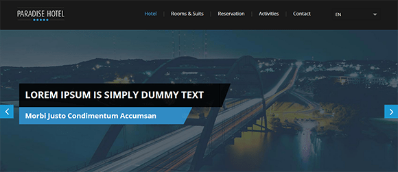 Paradise-Hotel free responive web template html css Paradise-Hotel