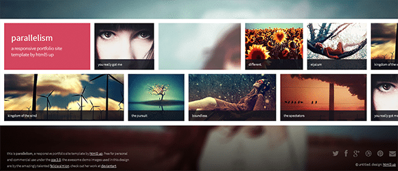 Parallelism free responive web template html css Parallelism