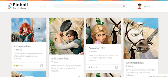 Pinball free responive web template html css Pinball