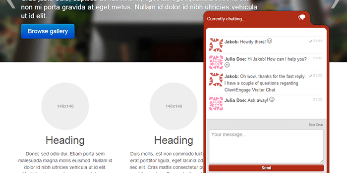 Visitor Chat Visitor Chat