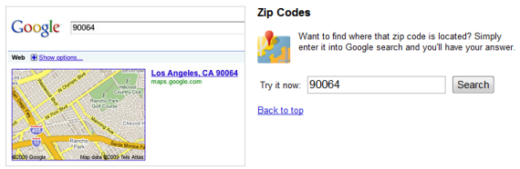 zipcodes